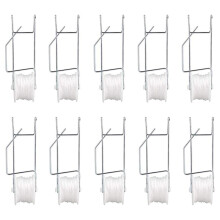 Tomato Trellis Roller Hook with 15M Twine, Durable Vine Support System for Greenhouse Vertical Growth