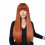Long Black Wig with Bangs, Glueless Cap, 26 Inch 7