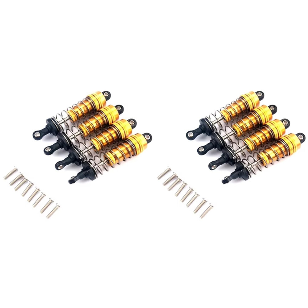 Rc Car Shock Absorber Set For Wltoys 144001 1/14 Scale, Metal Upgrade Parts For Enhanced Suspension 9351714747967