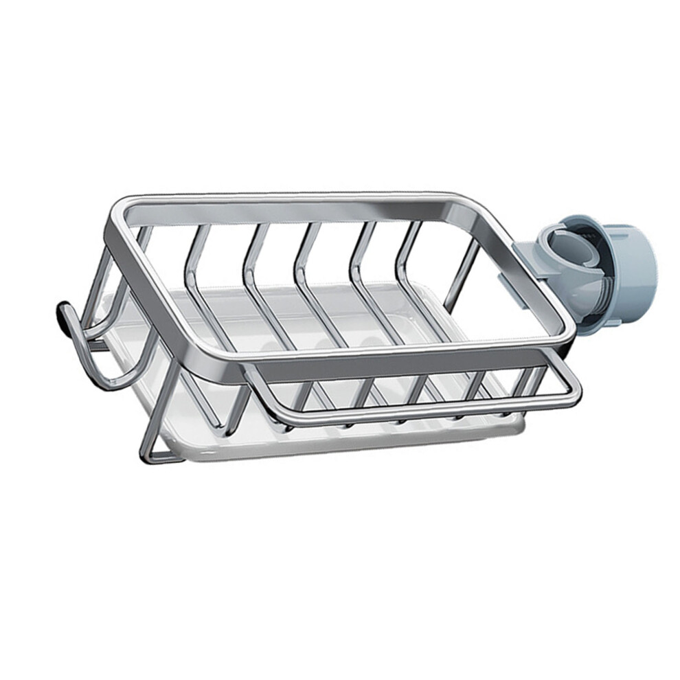 Multifunctional Sink Caddy For Dish Soap Sponge Brush With Drip Tray 8461393472966