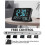 Digital Clock Alarm Clock WiFi Clock, Extra Large Letters, Temperature and Humidity, Calendar, Week 4