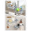 Multifunctional Sink Caddy for Dish Soap Sponge Brush with Drip Tray 7