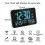 Digital Clock Alarm Clock WiFi Clock, Extra Large Letters, Temperature and Humidity, Calendar, Week 5