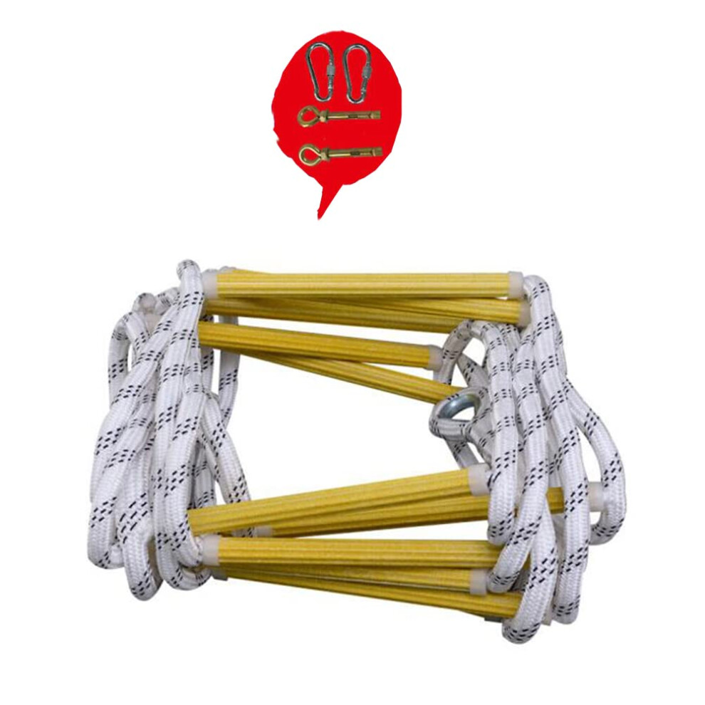 Fire Escape Ladder 18M 25M Â FastâDeploy Emergency Rope Ladder For Home Apartment Balcony, 450Kg Load, Easy Storage 9092120284232