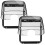 2pcs Protective Wall Socket Covers compatible with Bathroom Outlets 1
