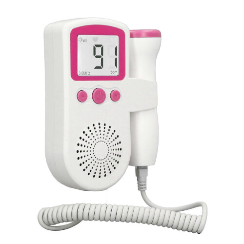 3,0-MHz-Fötalherzfrequenzmonitor mit LCD-Display
