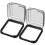 2pcs Protective Wall Socket Covers compatible with Bathroom Outlets 4