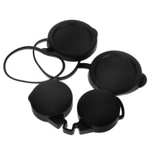 3Stk Outdoor Fernglas Schutzkappen Schwarz