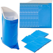 Super Gel Absorbent Travel Urine Wee Bag - 12 Super with Disposable Garbage Bags
