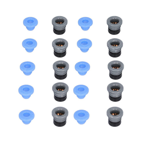Conjunto de 10 Conectores de Válvula Pneumática compatíveis com Extrusora VORON para Impressora 3D - Acessórios em PTFE ECAS04