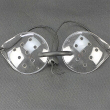 Porous Transparent Eye Mask, 9-hole Plastic Eye Patches, Porous Breathable Comfortable Eye Protection With Telescopic Rope For Postoperative Recovery