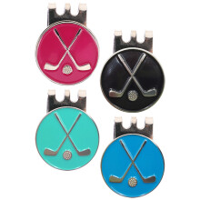 4Stk Dekorativer Golfschmuck Magnetischer Ballmarker Für Golfhut Bunt