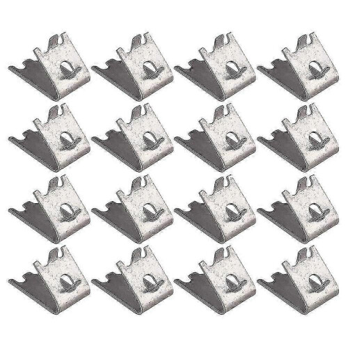 16pcs Stainless Steel Refrigerator Shelf Clips