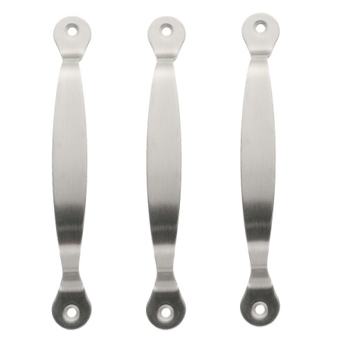 1 Set 3-teilige Edelstahl-Schneidebrettgriffe