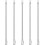5pcs Blind Wand Vertical Blinds Replacement Parts Blind Rod with Tail Hooks 2