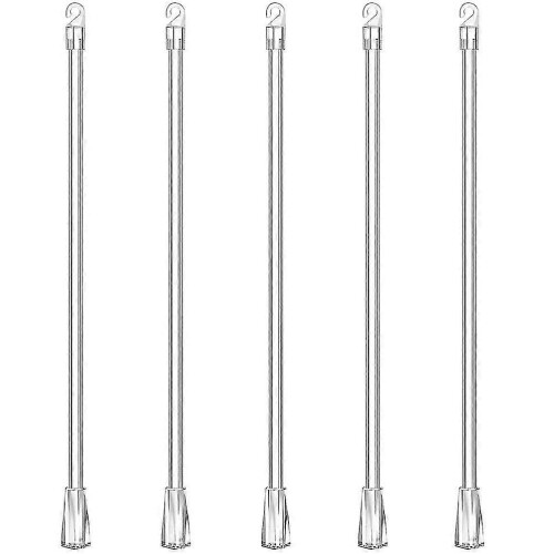 5pcs Blind Wand Vertical Blinds Replacement Parts Blind Rod with Tail Hooks 1