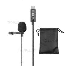 BOYA BY-M3 Omnidirektionales digitales Lavalier-Mikrofon mit USB-Typ-C-Kabel (6 Meter)
