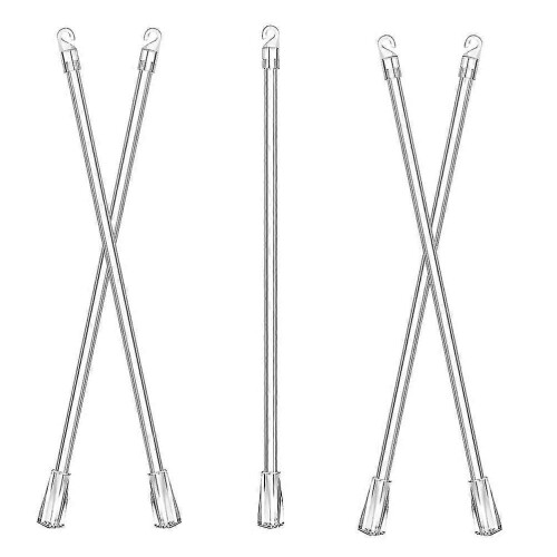 5pcs Blind Wand Vertical Blinds Replacement Parts Blind Rod with Tail Hooks 2