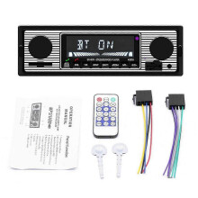 Autoradio rétro 1 DIN avec Bluetooth, ports USB/SD/AUX, lecteur MP3 et radio FM (type PC : -5513)