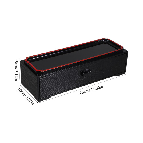 Multifunktionaler Chopstick Organizer Dunkelbraun Für 1