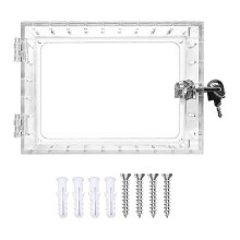 Caja de seguridad para termostato con llave, cubierta universal para termostato con cerradura, protector transparente para termostato de pared.