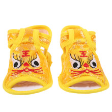 1Paire Chaussures Bébé Soie Respirantes Et Légères