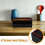 Multifunktionaler Chopstick Organizer Dunkelbraun Für 6