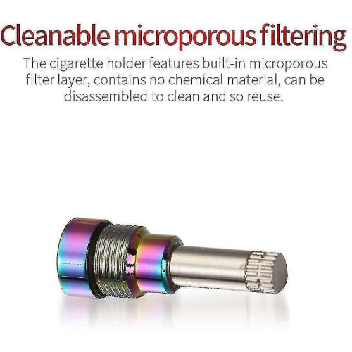 Reusable Washable Cigarette Filter For Regular Fine Cigarettes, Reduce Tar 2