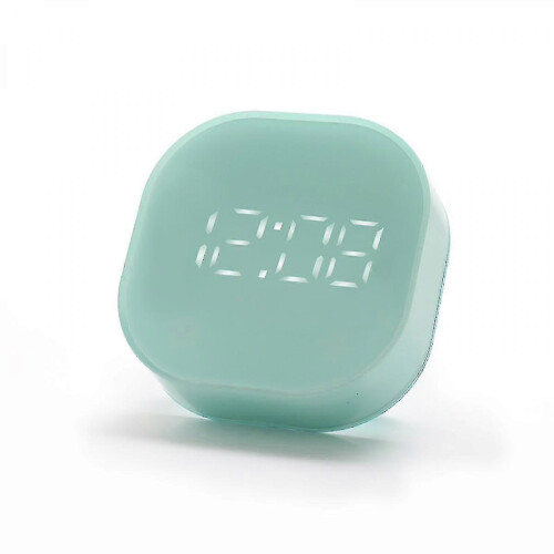 Shower Wall Clock Temperature Display With Suction Cup Kitchen And Bathroom Touch Screen Timer Green-Good 2
