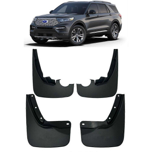 Genuine Front & Rear Splash Guards Mud Flaps FOR 2020-2024 Ford Explorer