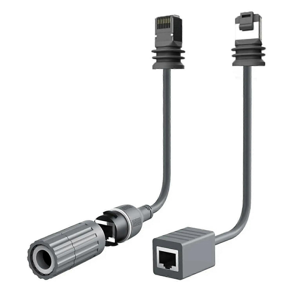 2Pcs Starlink Gen3 V3 Rectangular Satellite Ethernet Cable Adapter 1000Mbps 3313496009905