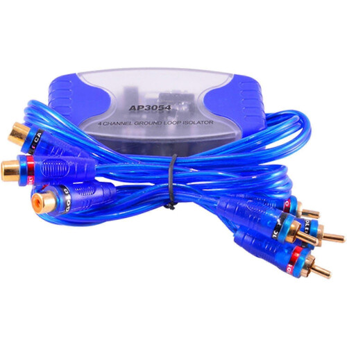 4-Channel Rca o Noise Filter Suppressor Ground Loop Isolator Car Stereo 50W 1