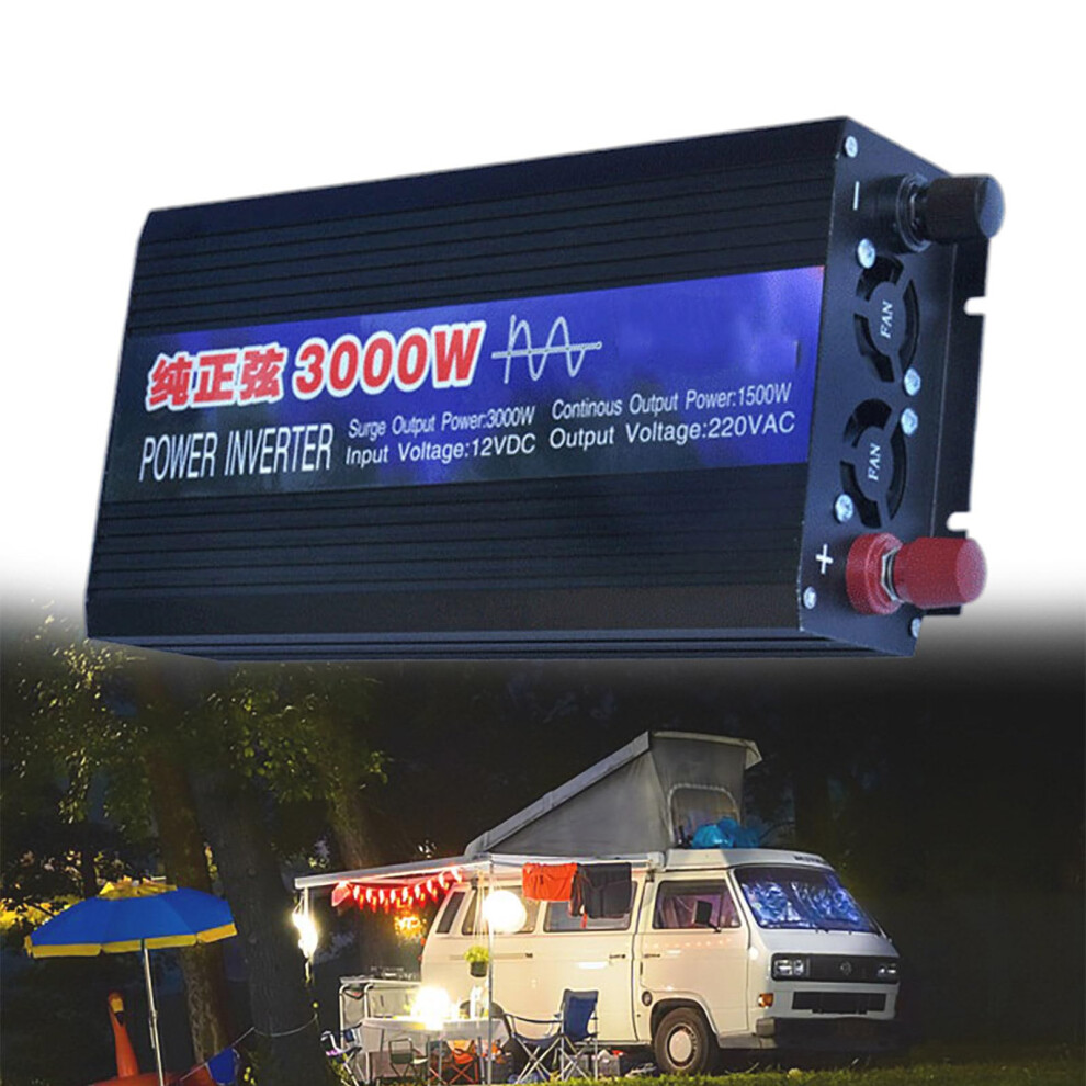 3000W Pure Sine Wave Inverter 48V To 220V Dc To Ac Converter For Rv Truck Solar Off Grid 9073542802709