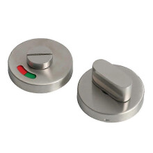 Maniglia di bloccaggio per porta WC in acciaio inossidabile con indicatore di privacy per serratura del mobiletto del bagno, accessorio di ferramenta.