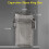 Waterproof Cigarette Case, Joint Holder Case Smell Proof, Waterproof Airtight Container, Cigarettes Case for 100mm King Size Multipurpose 2