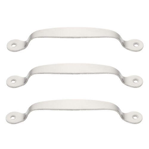 1 Set 3-teilige Edelstahl-Schneidebrettgriffe 1