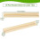 Wooden Tile Holders Replacement Rack - 20-Pack Letter Racks Trays 3