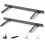 Heavy Duty Floating Shelf Bracket 2 Pcs Solid Steel Supports 1