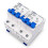 Interruttore automatico manuale doppio 2p+2p CA, 50Hz/60Hz, 40A 3