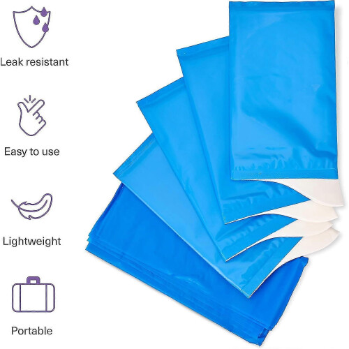 Super Gel Absorptions-Reiseurinbeutel – 12 Stück mit Einweg-Müllbeuteln 2