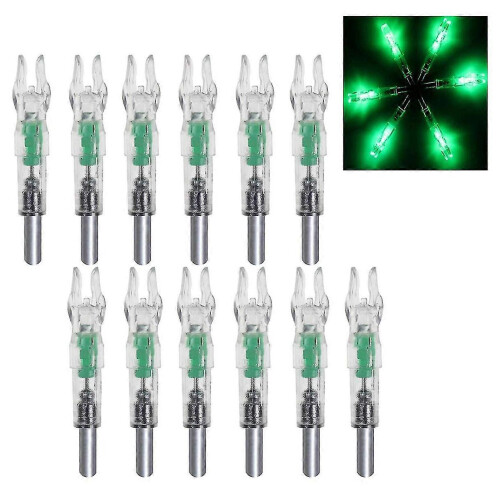 Pontas de flecha com LED, automáticas - 12 unidades, compatíveis com arco e flecha de 6,2 mm para caça. 2
