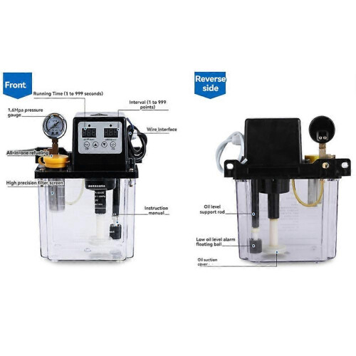 Automatic Lubricating Oil Pump, Electromagnetic Lubricating Pump Digital Cnc Dual Display, Cnc Machine Tools US PLUG 2