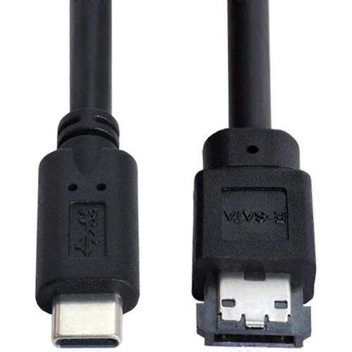 Cabo eSATA para USB-C compatível com transferência de dados de HDD/laptop 1