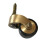 Solid Brass Furniture Casters with Threaded Stem, Set of 4 3
