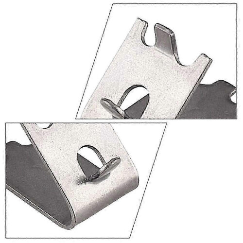 16pcs Stainless Steel Refrigerator Shelf Clips 1