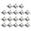 16pcs Stainless Steel Refrigerator Shelf Clips 3