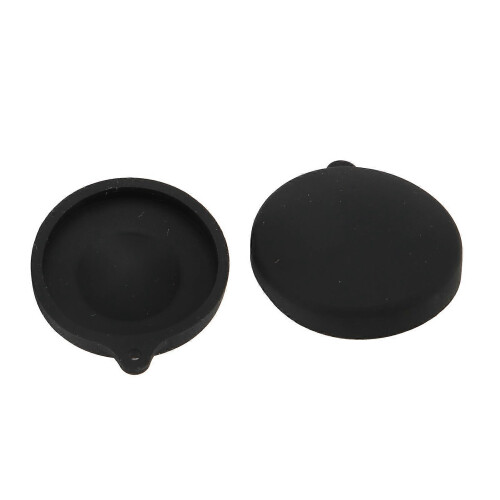 2pcs Panoramic Motion Camera Lens Protector Silicone Lens Protective Cap for GoPro MAX Camera 1