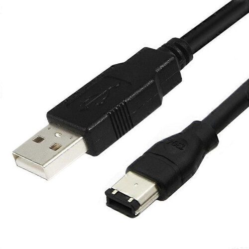 Adaptér JUNSUNMAY 1,8 m Firewire IEEE 1394 6-pinový samec na USB 2.0 samec 2