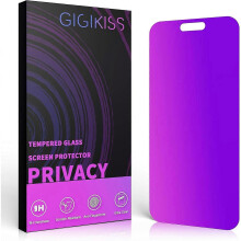 Compatible for iPhone 15promax Privacy Screen Protector 6.7 Inch, Purple Gradient Anti Spy Anti Blue Light HD Screen Protector Tempered Glass