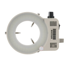 Adjustable LED Microscope Ring Light 72 SMD for Stereo Microscope with Dimmable Brightness Control